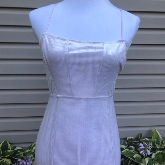 New Lilac All I Need Velvet Maxi Slip Dress - Picture 7 of 10